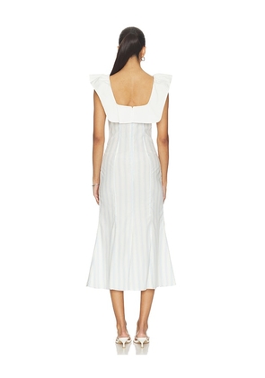 LPA Harper Midi Dress in Baby Blue. Size XXS. Also in L, M, S, XS.