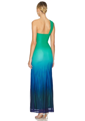 Runaway The Label Kyree Maxi Dress in Blue. Size S. Also in L, M, XL, XS, XXL.
