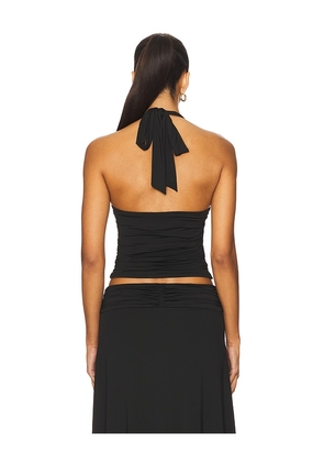 Runaway The Label Indiana Keyhole Halter Top in Black. Size S. Also in XS, XL.