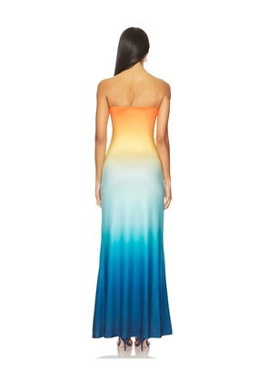 Runaway The Label Kleo Maxi Dress in Orange. Size M. Also in L, S, XL, XS.