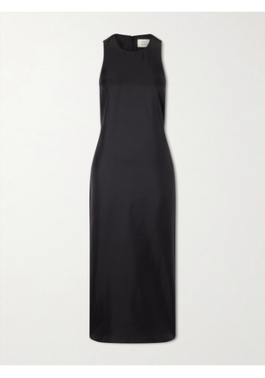 Loulou de Saison - Paloma Silk-twill Maxi Dress - Pink - x small,small,medium,large,x large