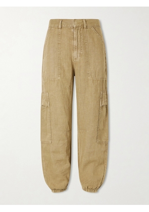 Citizens of Humanity - Ciela Linen Tapered Pants - Neutrals - 23,24,25,26,27,28,29,30,31,32