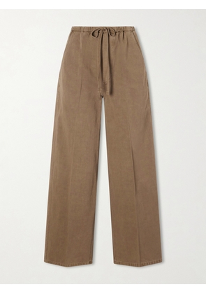 Citizens of Humanity - Aurora Cotton And Linen-blend Wide-leg Pants - Neutrals - x small,small,medium,large,x large
