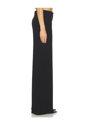 Theory Fluid Flare Crepe Pant in Black. Size 00. Also in 0, 2, 6.