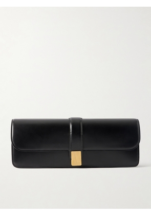 KHAITE - Black Leather Clutch Bag - One size