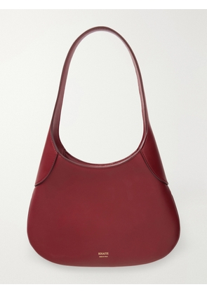 KHAITE - Joan Small Leather Shoulder Bag - Burgundy - One size