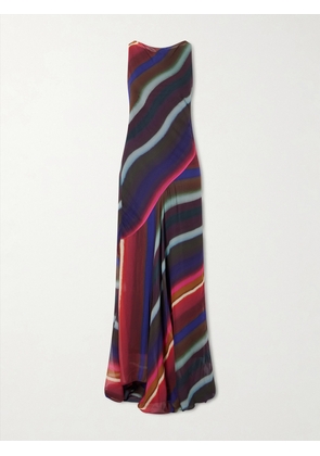 Christopher John Rogers - Louie Striped Satin-crepe Maxi Dress - Multi - US0,US2,US4,US6