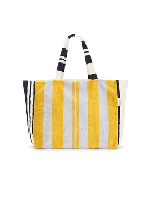 Parachute Casita Beach Tote in Yellow,Navy.
