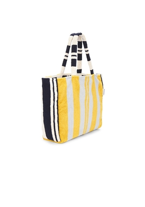 Parachute Casita Beach Tote in Yellow,Navy.