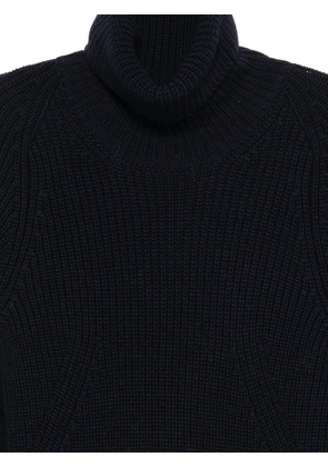 Nº21 ribbed-knit roll-neck bodysuit - Blue