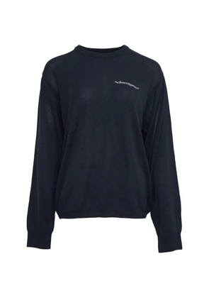 Rest & Recreation layered logo-print sweater - Blue