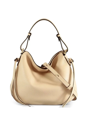 LORISTELLA Carola grainy-leather tote bag - Neutrals