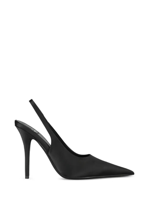 Jeffrey Campbell satin slingback pumps - Black