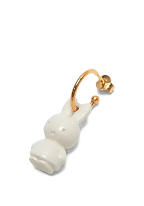 Andres Gallardo Miffy Mini Sing Hoop earring - Gold