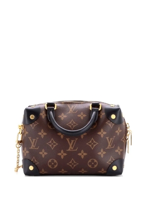 Louis Vuitton Pre-Owned Petite Malle Souple Handbag Monogram Canvas with Leather shoulder bag - Brown