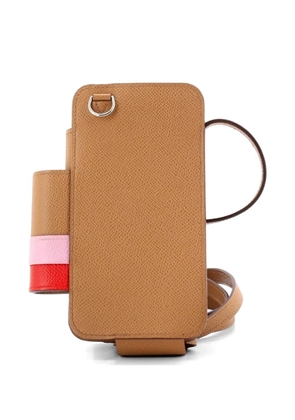 Hermès Pre-Owned Hermesway Phone Case Crossbody Bag Epsom clutch bag - Brown