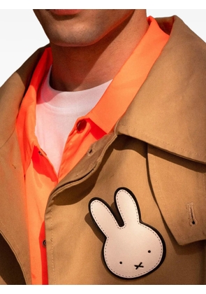 Andres Gallardo Miffy leather brooch - Gold