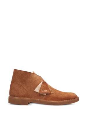 Clarks Originals Originals Desert hairy-suede boots - Brown