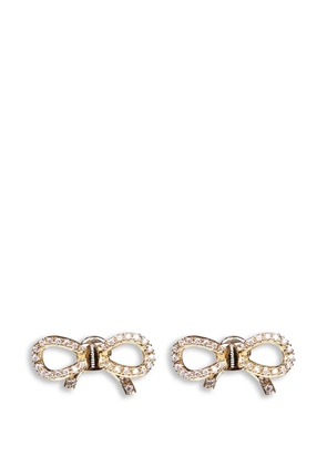 Ferragamo Vara bow earrings - Gold