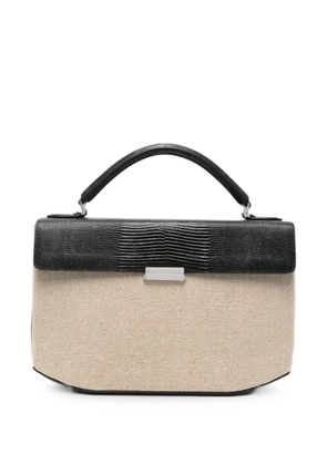 TOTEME Clip canvas tote bag - Neutrals