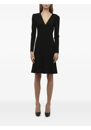 Alexander McQueen long-sleeved short dress - Black