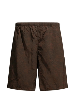 BEAMS PLUS floral-print shorts - Brown