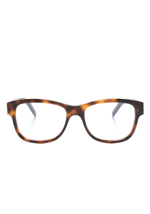Saint Laurent Eyewear square-frame glasses - Brown