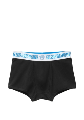 Versace ribbed cotton-jersey trunk - Black