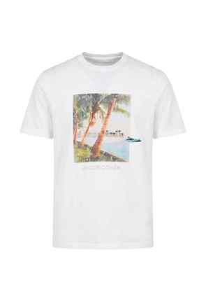 Jacob Cohën graphic-print T-shirt - White