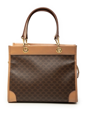 Celine Pre-Owned 2014 Macadam Coated Canvas tote bag - Brown