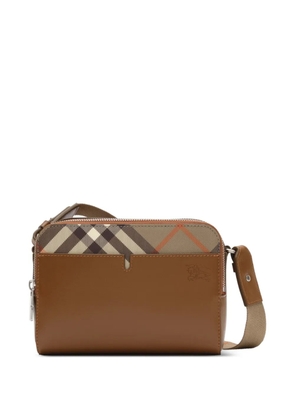 Burberry Pop Check crossbody bag - Brown