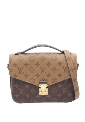 Louis Vuitton Pre-Owned 2021-2026 Monogram Reverse Pochette Metis satchel - Brown