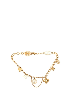 Louis Vuitton Pre-Owned 2018 Gold Plated Monogram Blooming Supple Bracelet costume bracelet