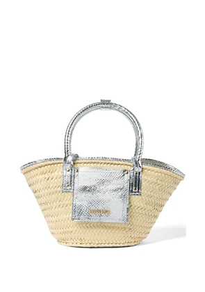 Jacquemus Le Petit Panier Soli woven tote bag - Neutrals