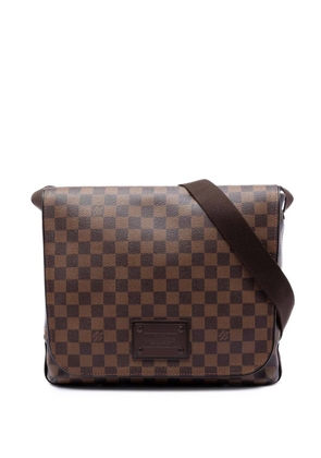 Louis Vuitton Pre-Owned 2010 Damier Ebene Brooklyn MM crossbody bag - Brown