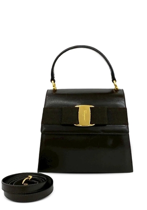Ferragamo Pre-Owned 2010-2026 Vara Bow Calfskin satchel - Black