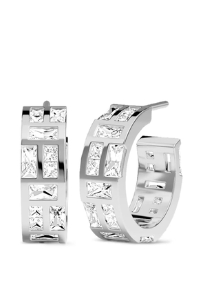APM Monaco Ice stone-embellished earrings - White