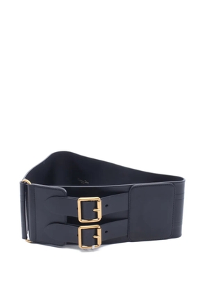 Christian Dior Pre-Owned 2010s logo-embossed belt - Black