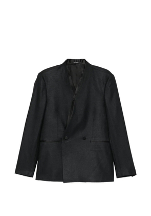 Tagliatore Alex satin-trim blazer - Black
