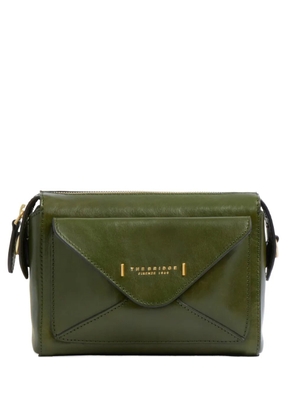 The Bridge Frida envelope-pocket leather cross body bag - Green