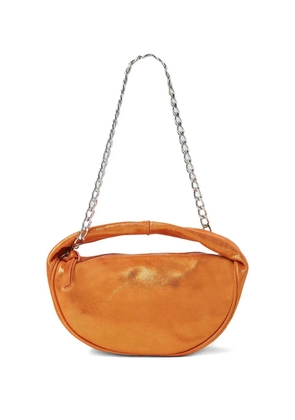 BY FAR metallic-leather shoulder bag - Orange