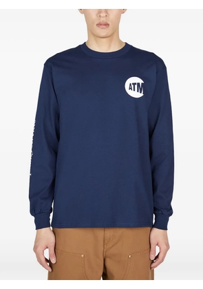 DTF.NYC long-sleeve graphic-print T-shirt - Blue