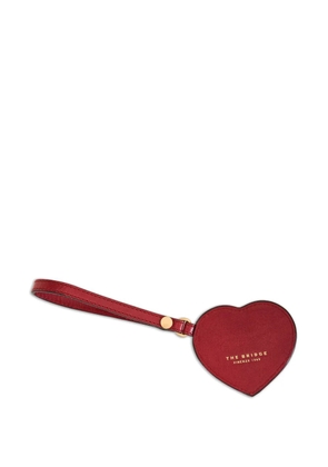 The Bridge heart-shaped leather keyring - Red