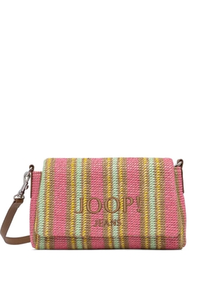Joop! Istria Gal woven striped shoulder bag - Pink