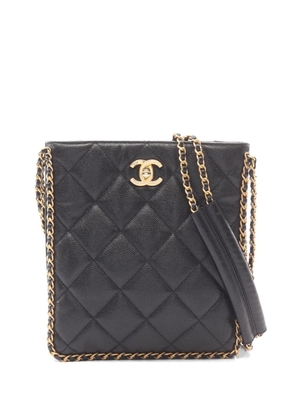 CHANEL Pre-Owned 2021 small leather shoulder bag - Black