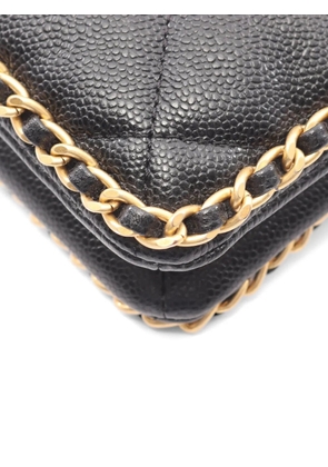 CHANEL Pre-Owned 2021 small leather shoulder bag - Black