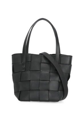 P.A.R.O.S.H. woven leather shoulder bag - Black