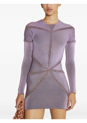 Isa Boulder Ray mini dress - Purple