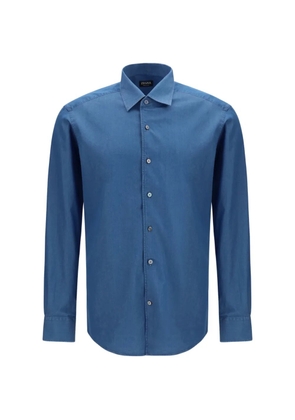 Zegna cotton shirt - Blue