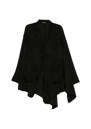 Rundholz asymmetric-hem jacket - Black